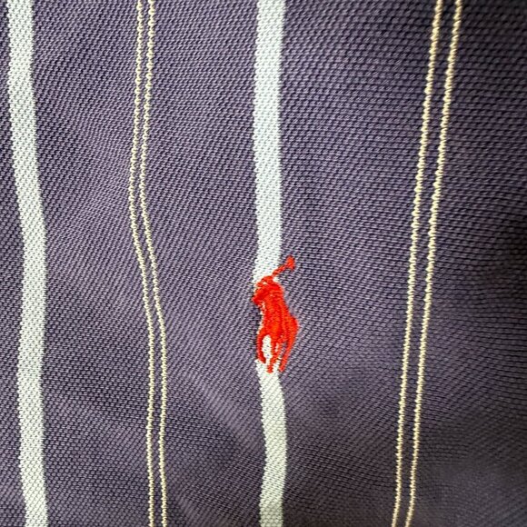 Polo Ralph Lauren Men's Striped Nautical Polo Distressed, 2XLT - Picture 4 of 9